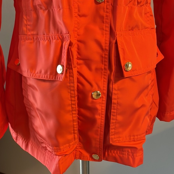 MICHAEL KORS woman’s trench coat / lightweight jacket GOLD HARDWARE size XS - Picture 7 of 17